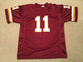 Custom Mark Rypien Burgundy Mesh Football Jersey