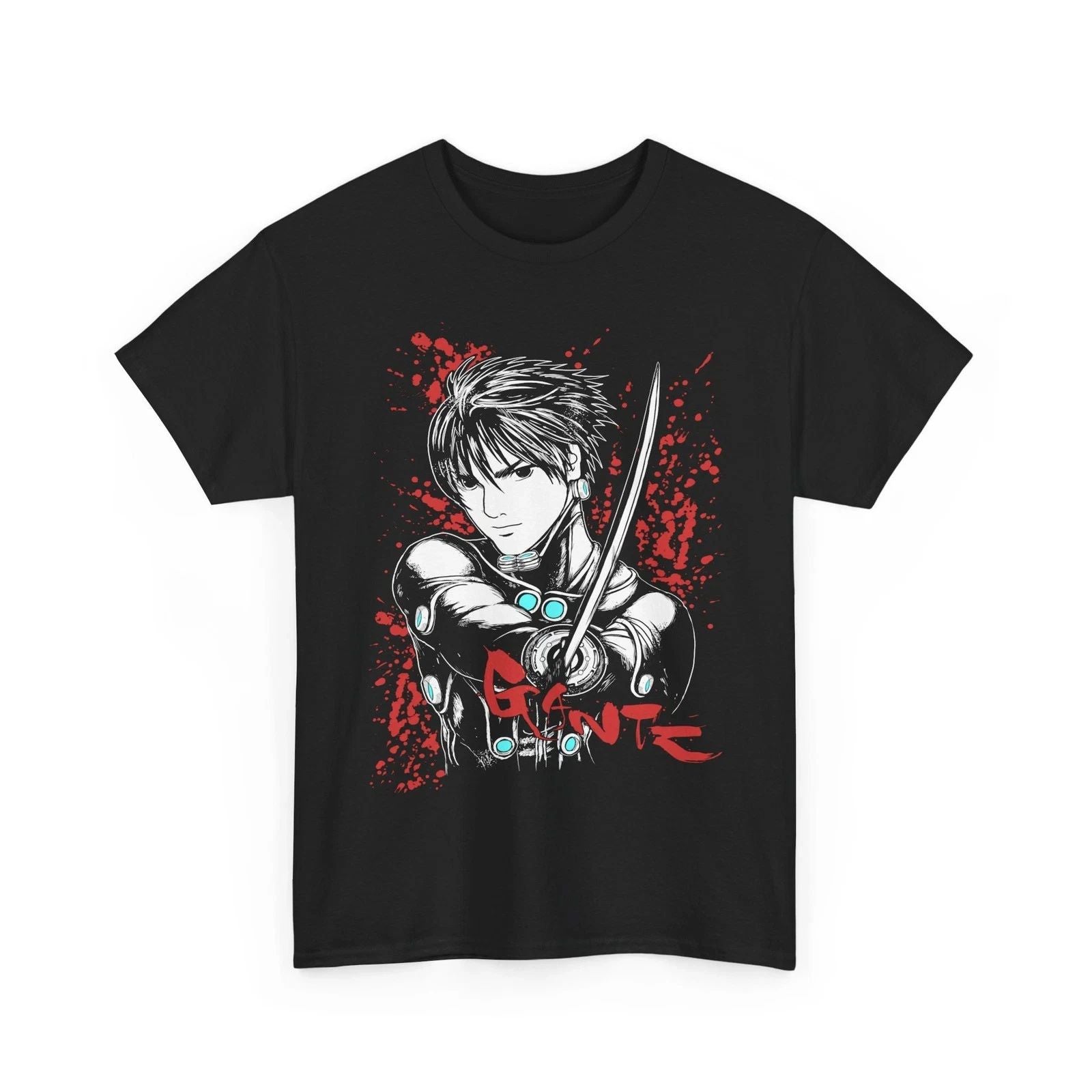 Gantz T-shirt Anime Gantz Japanese Anime Manga Waifu Gift Shirt Unisex Gift Top