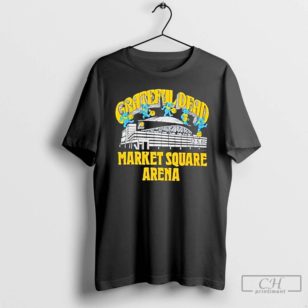 Classic Grateful Dead Bears Market Square Arena T Shirts