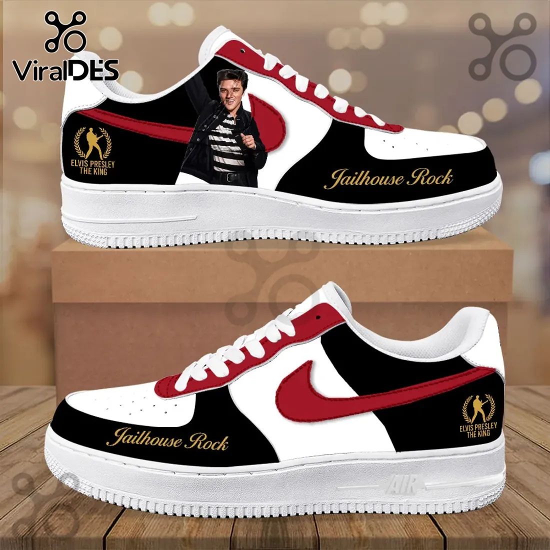 Elvis Presley Jailhouse Rock Air Force 1 Sneakers