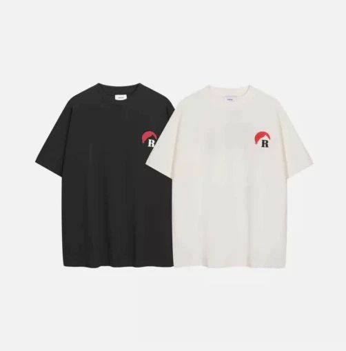 NEW Men Women RHUDE High Quality Loose Leisure Cotton Short Sleeve T-Shirt S-XL