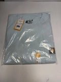 Carhartt K87 Pocket T-Shirt Men’s XL Loose Fit Light Blue Short Sleeve New