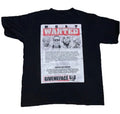 Y2K GiveMeFace Most Wanted Rappers T Shirt Hip Hop Streetwear 2XL Oversized