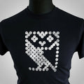 BBC Acorn T Shirt Micro B Computer Owl Retro 80's Black