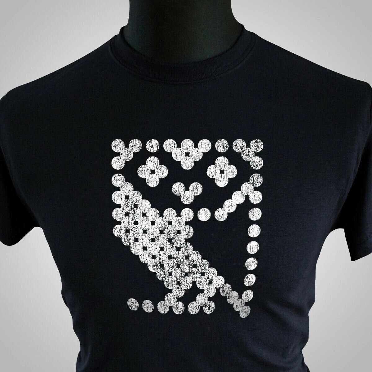 BBC Acorn T Shirt Micro B Computer Owl Retro 80's Black