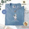 Literally Just A Silly Goose T-Shirt, Fabulous Goose Martini Tee, Embroid