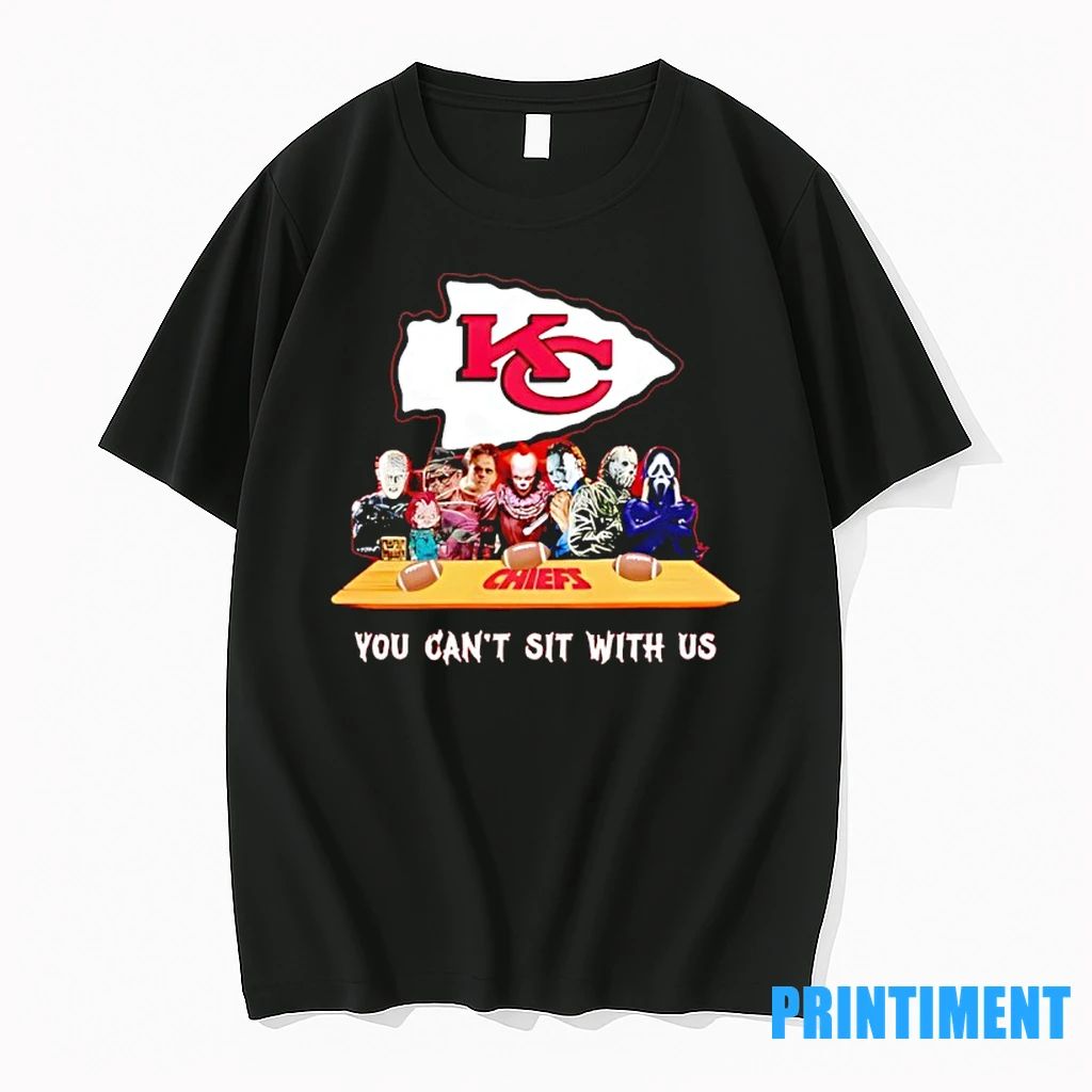 Horror Movie Characters You Cant Sit With Us Kansas City Chiefs Halloween Tshirts Sweater