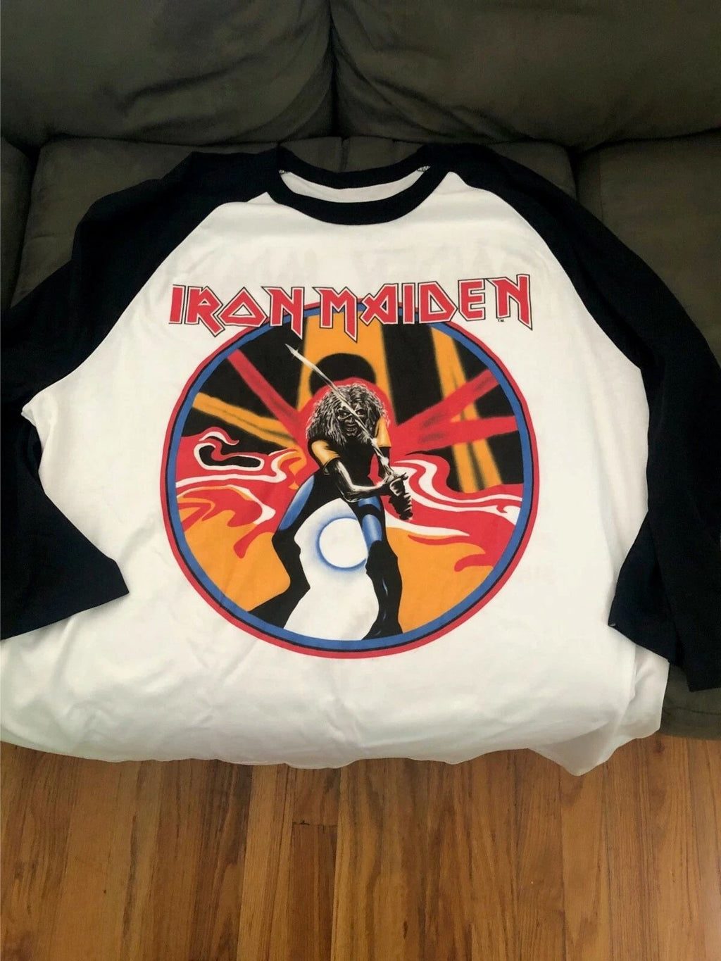 Iron Maiden - Maiden Japan 1982 Raglan Beast on the Road World Tour,  S to 3XL