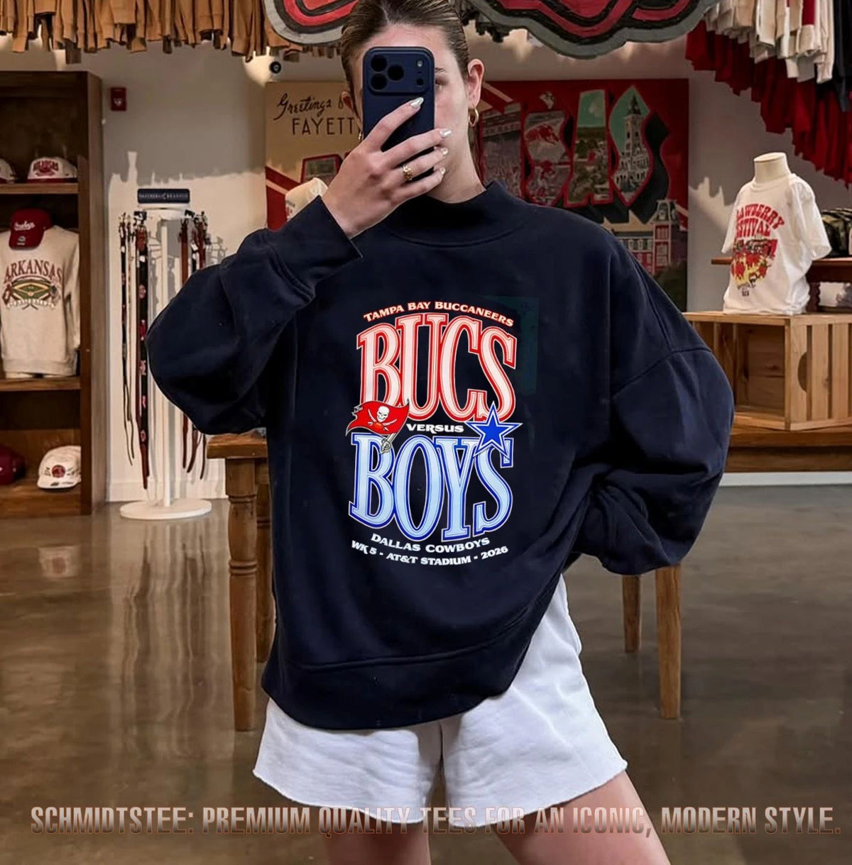 Tampa Bay Buccaneers Bucs Vs Dallas Cowboys Boys 2026 Week 5 At At&T Stadium shirt