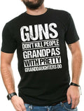 Guns Don't Kill Grandpas with Pretty Granddaughters Do Grandpa Papa T-Shirt Gift