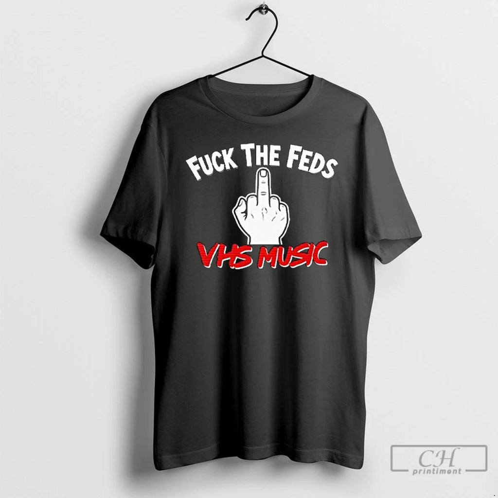 Classic Fuck The Feds Vhs Music Long Sleve T Shirts