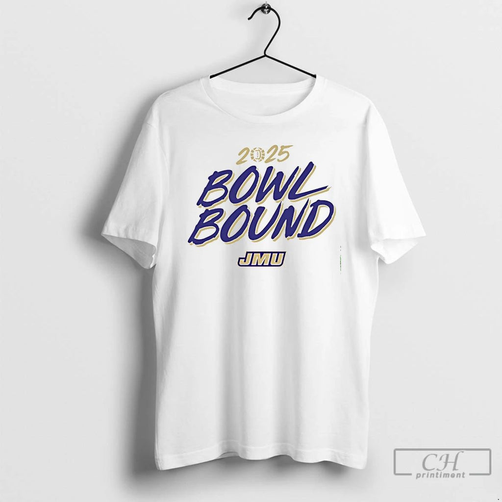 Classic Jmu Football 2025 Bowl Bound T Shirts