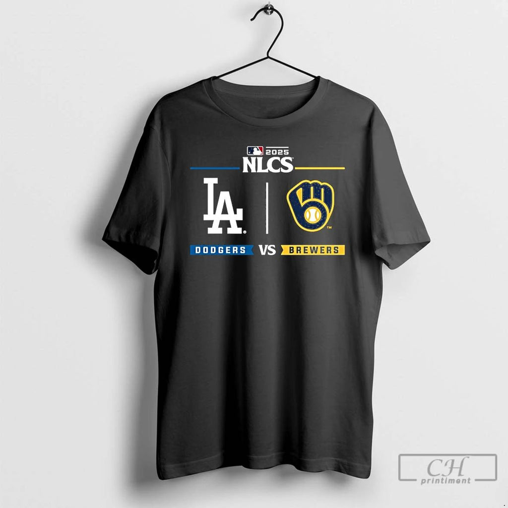 Premium Dodgers Vs Brewers 2025 Postseason Nlcs T Shirts