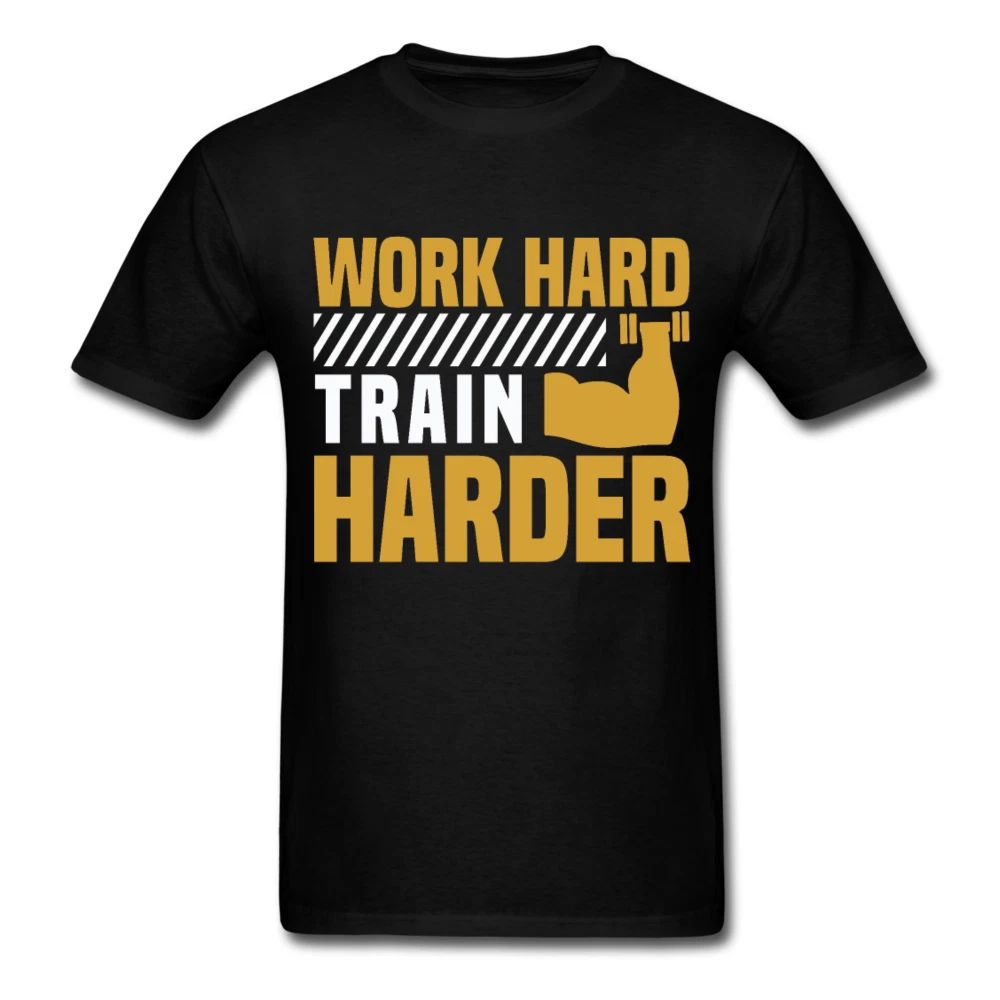 Work Train Harder Gym shirt Inspirational Quote Tshirt motivational T-Shirt