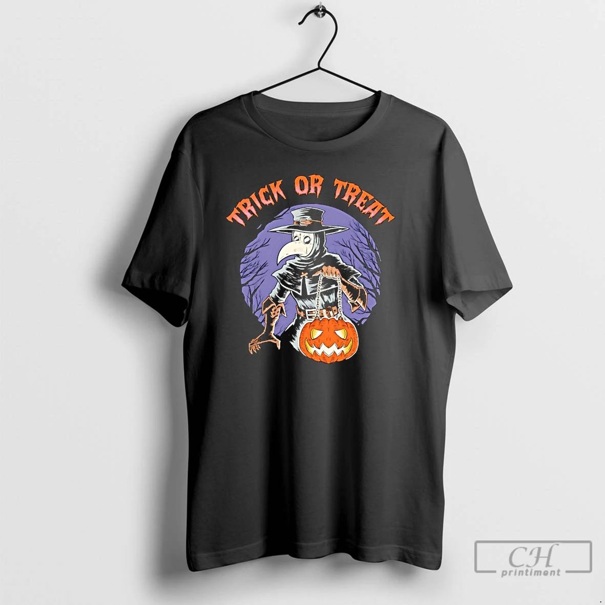 Classic Trick Or Treat Plague Doctor Halloween T Shirts