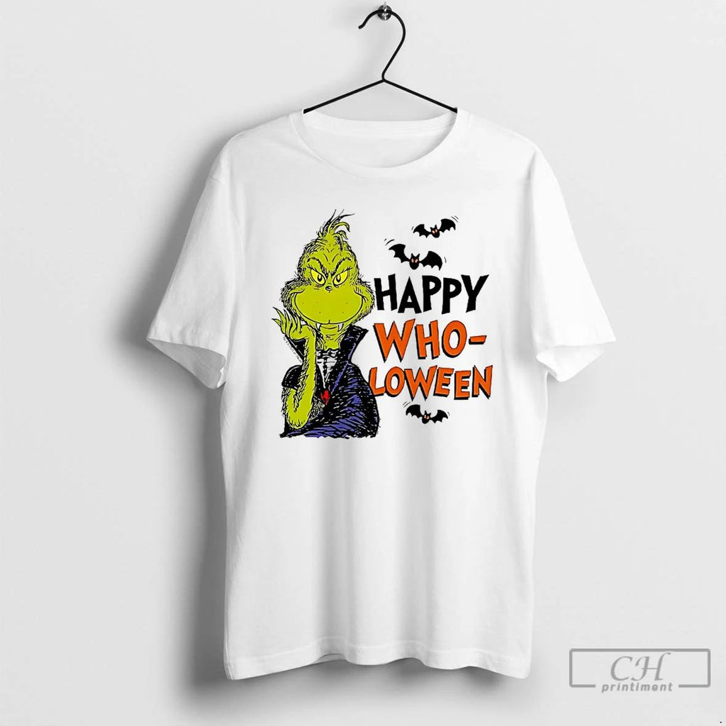 Classic Grinch Happy Wholoween T Shirts