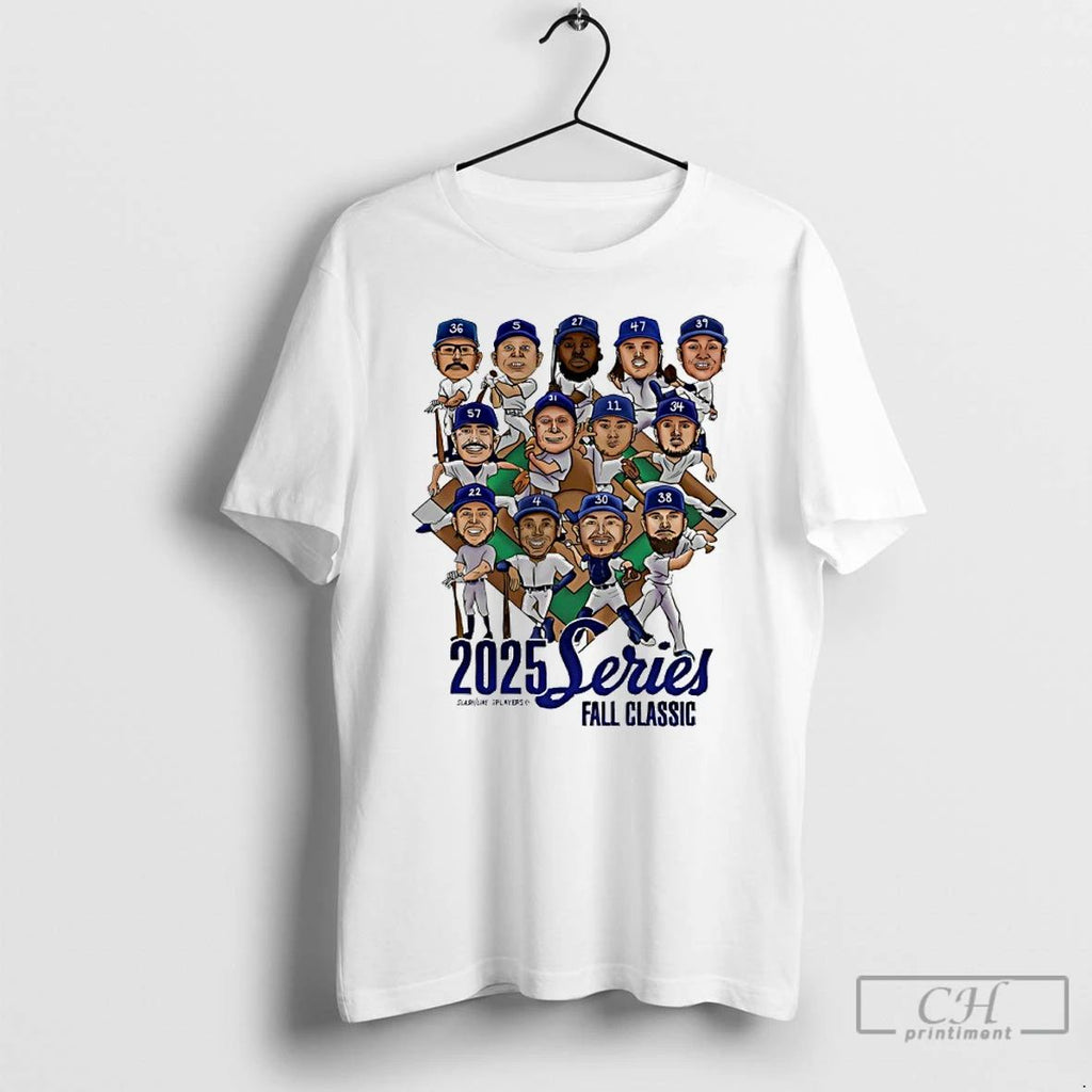 Premium Toronto Blue Jays 2025 World Series Fall Classic Caricature T Shirts