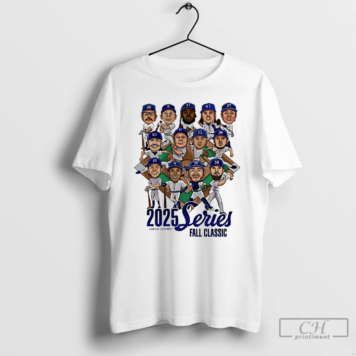 Premium Toronto Blue Jays 2025 World Series Fall Classic Caricature T Shirts
