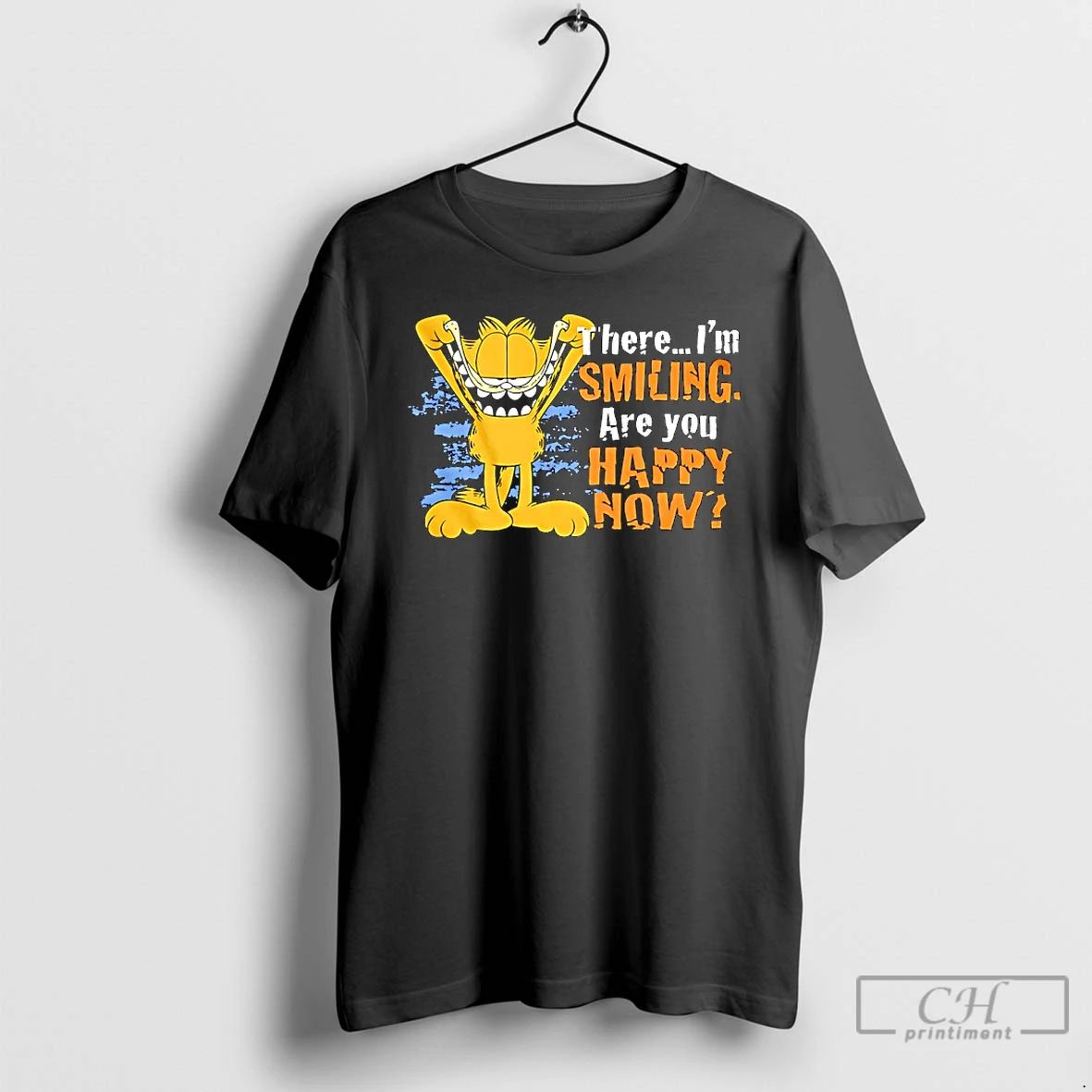 Premium There Im Smiling Are You Happy Now Orange Cat T Shirts