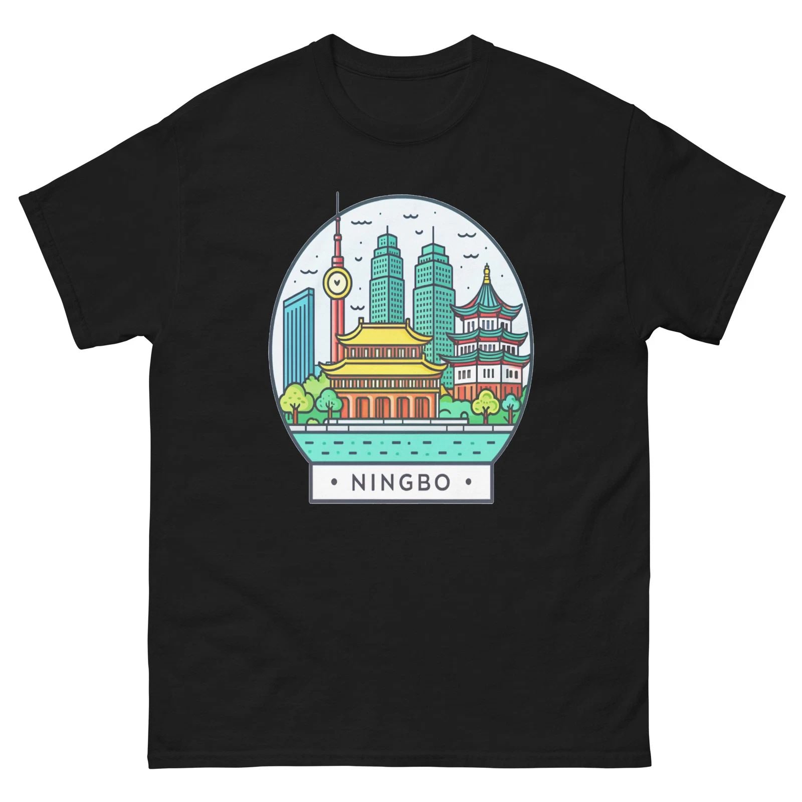 Ningbo World Travel Urban Area City T-Shirt