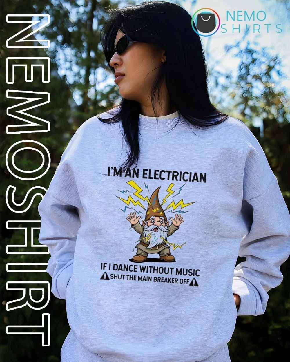 Gnome I’m An Electrician If I Dance Without Music Shut The Main Breaker Off shirt