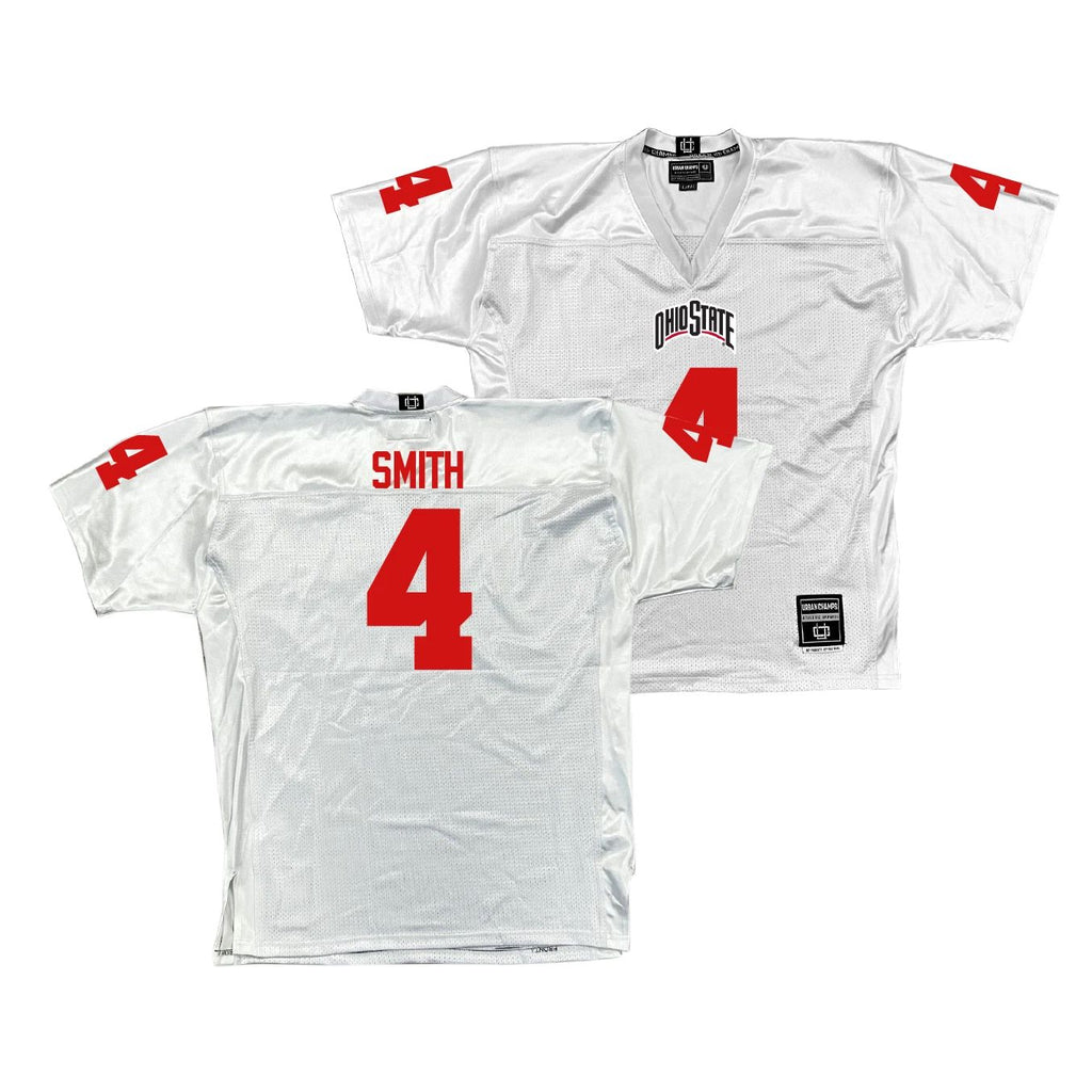 Ohio State Football White Jersey - Jeremiah Smith #4 Jersey