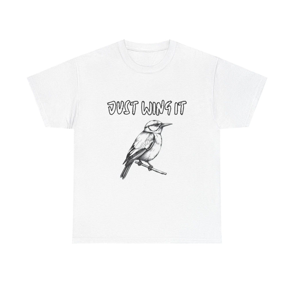 Just Wing It Bird T-Shirt – Motivational Funny Graphic Tee