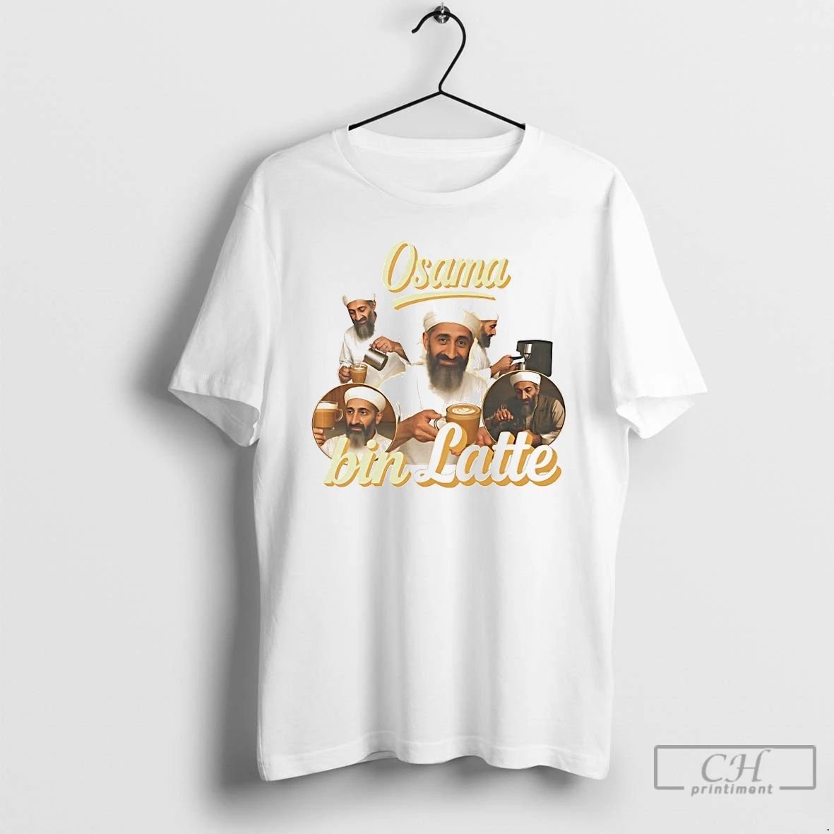 Classic Osama Bin Laden Latte T Shirts