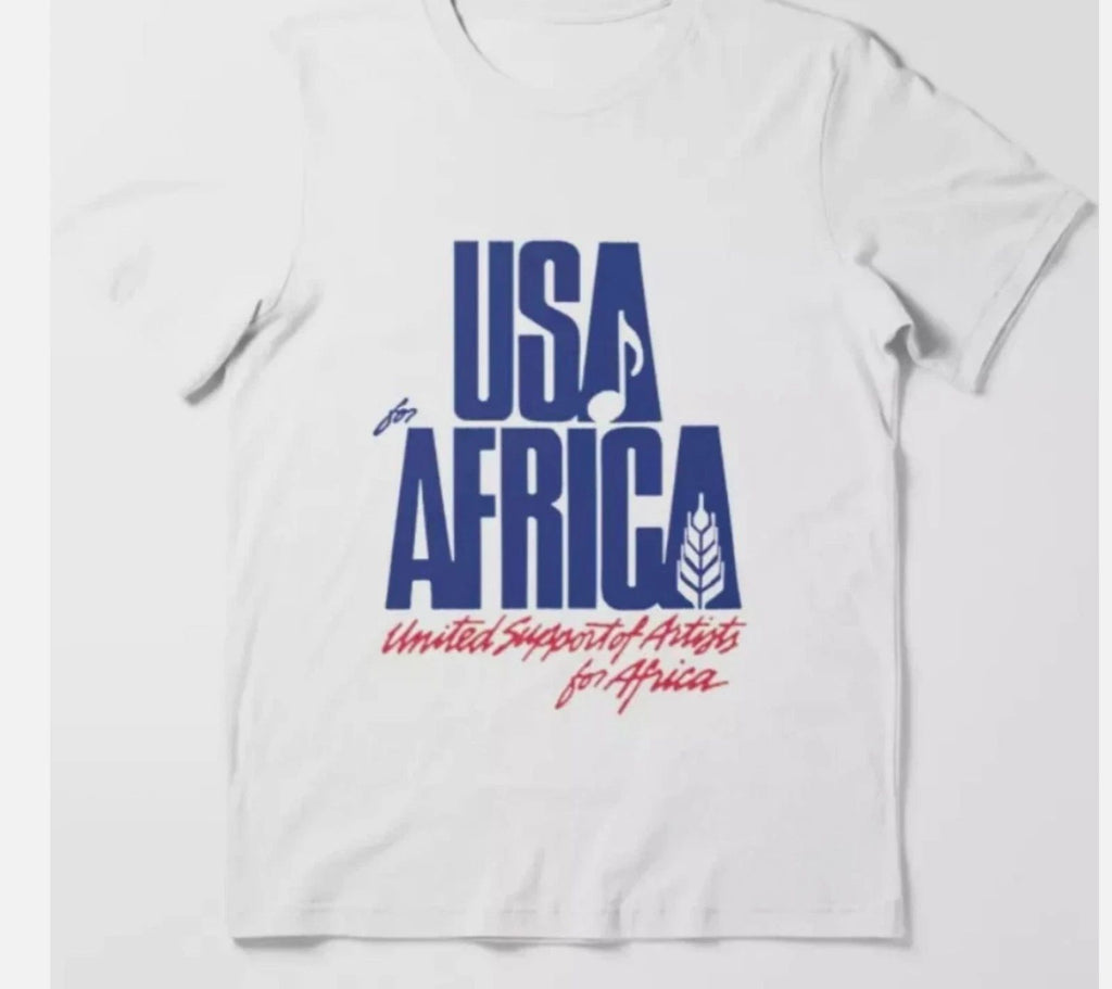 USA For Africa We Are The World T shirt - Premium Quality