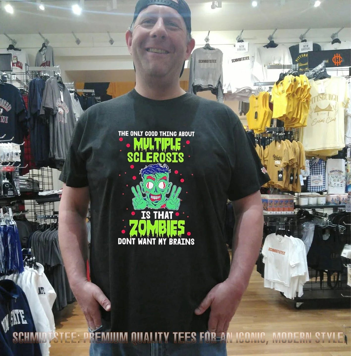 The Only Good Thing About Multiple Sclerosis Is That Zombies Don’t Want My Brains shirt
