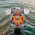 Mirror Brand T Shirt Aum OM Chakra Meditation  Beach Yoga PsyTrance Festival L