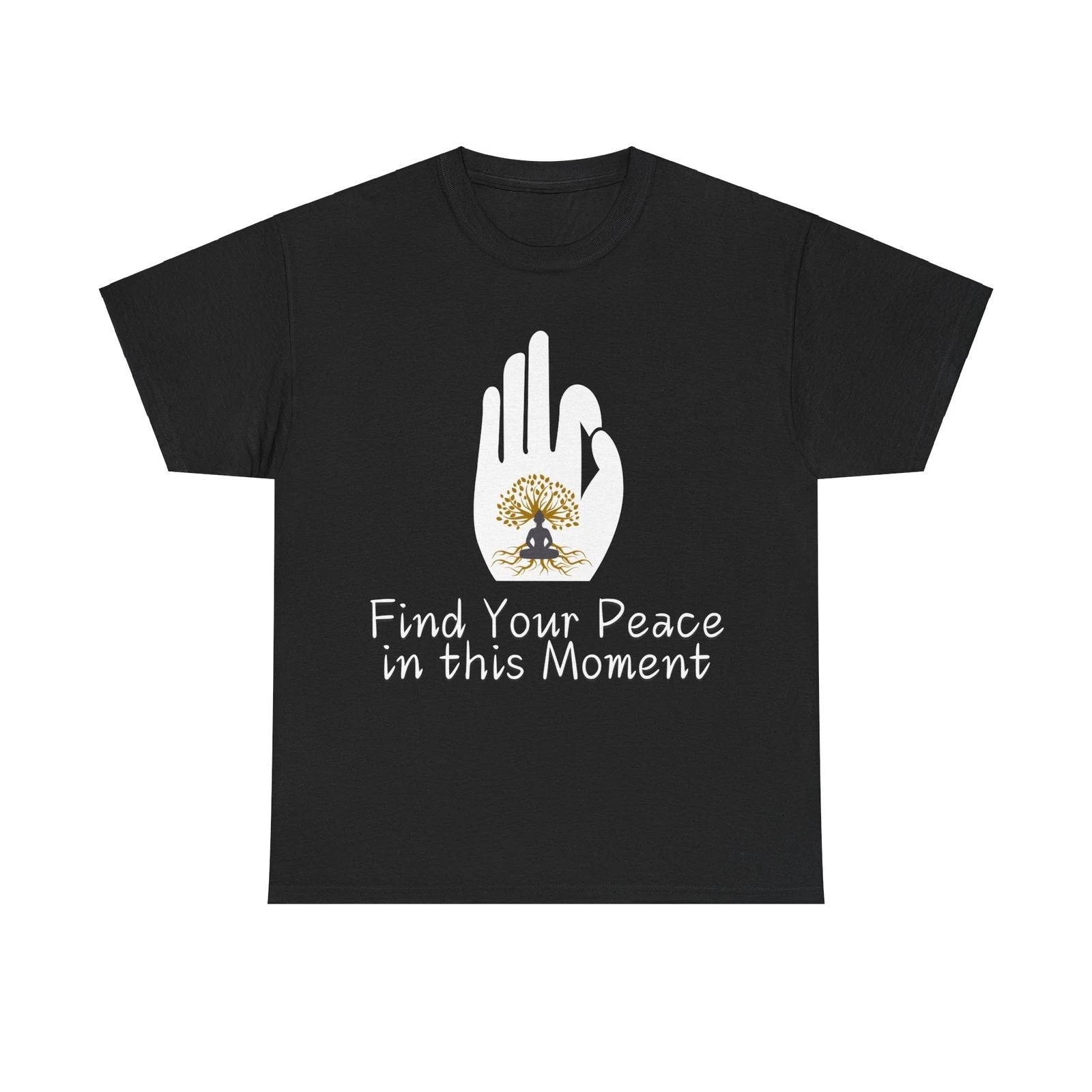 Find Your Peace T-Shirt, Relaxation Shirt, Mindfulness, Yoga Top, Spiritual Wear