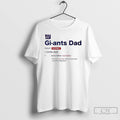 Premium New York Giants Dad Definition Ornaments T Shirts