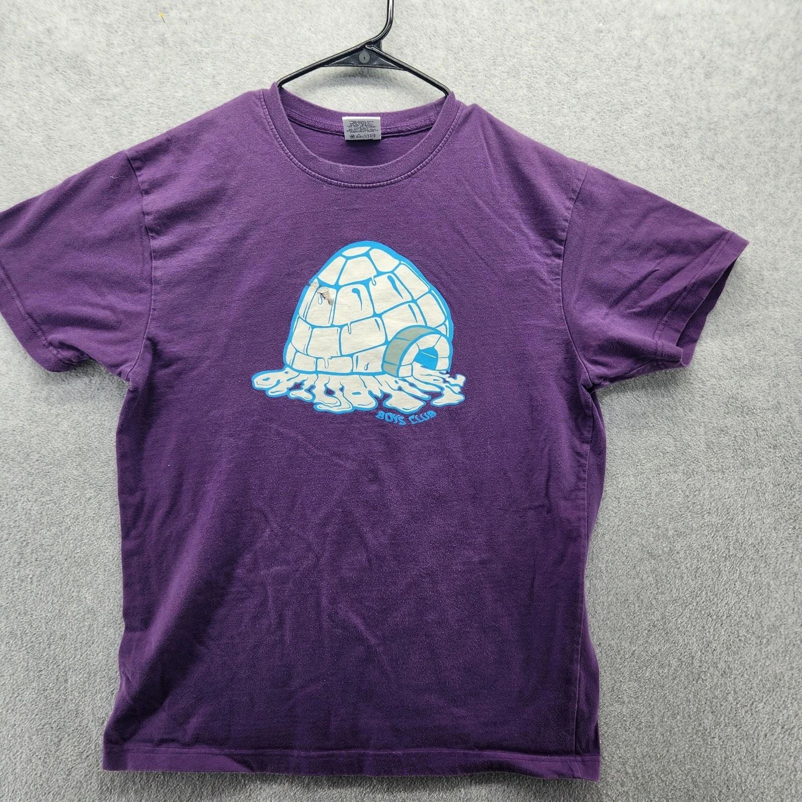 Billionaire Boys Club Shirt Mens Large Purple Igloo Astronaut Graphic Tee