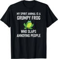 My Spirit Animal Is A Grumpy Frog, Funny, Jokes, Sarcastic T-Shirt