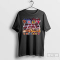 Premium Chicago City Sports Bears Cubs Blackhawks And Bulls Skyline Light 2025 Long Sleve