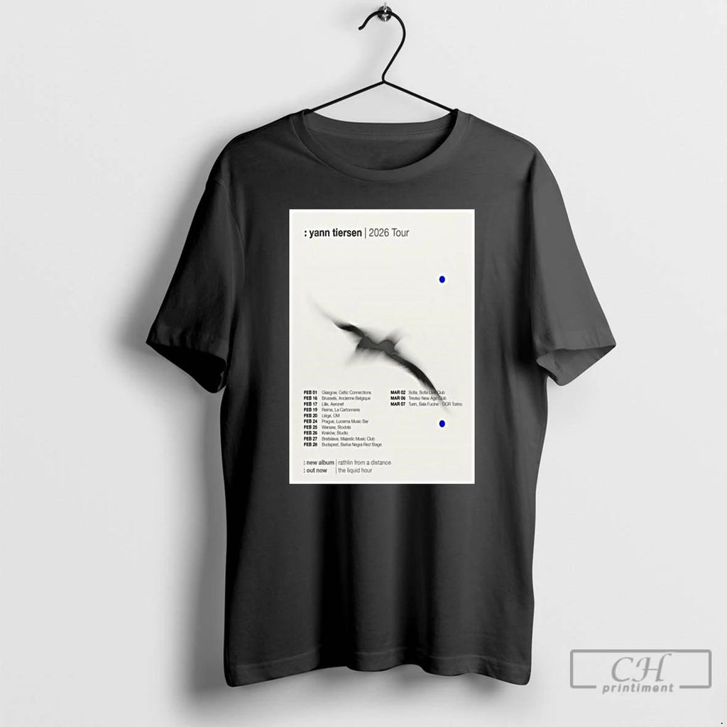 Classic Yann Tiersen 2026 Tour Long Sleve T Shirts