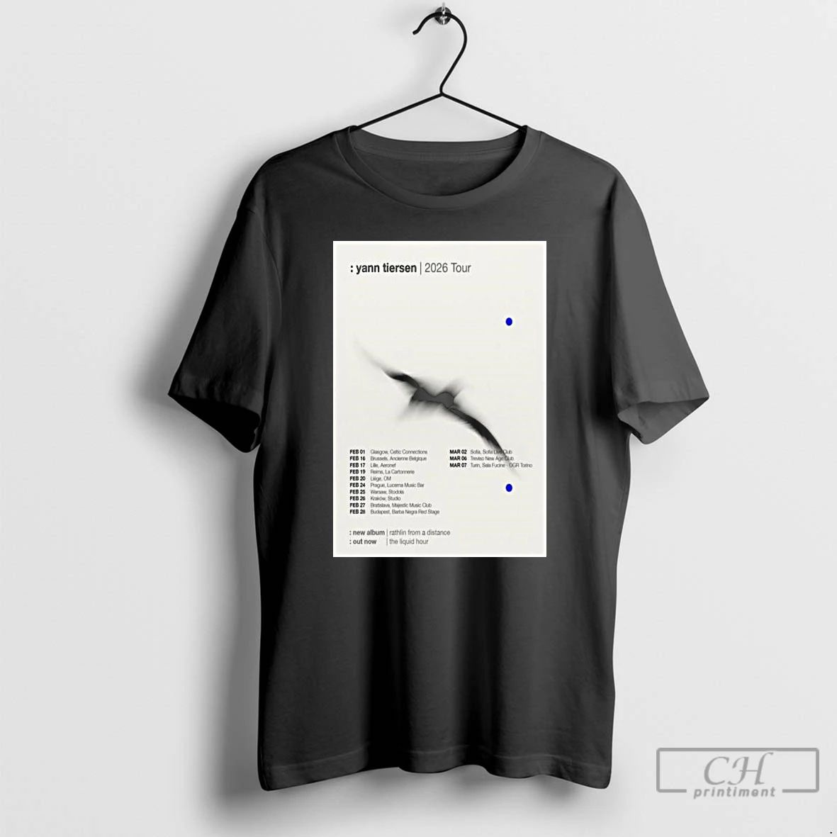 Classic Yann Tiersen 2026 Tour Long Sleve T Shirts