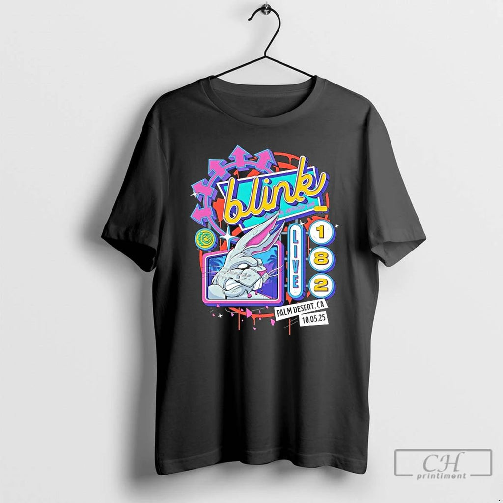 Premium Blink 182 Palm Desert 10 5 2025 Event T Shirts