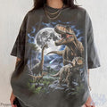 Vintage Dinosaur Graphic Comfort Tee Retro Style Shirt Men Women