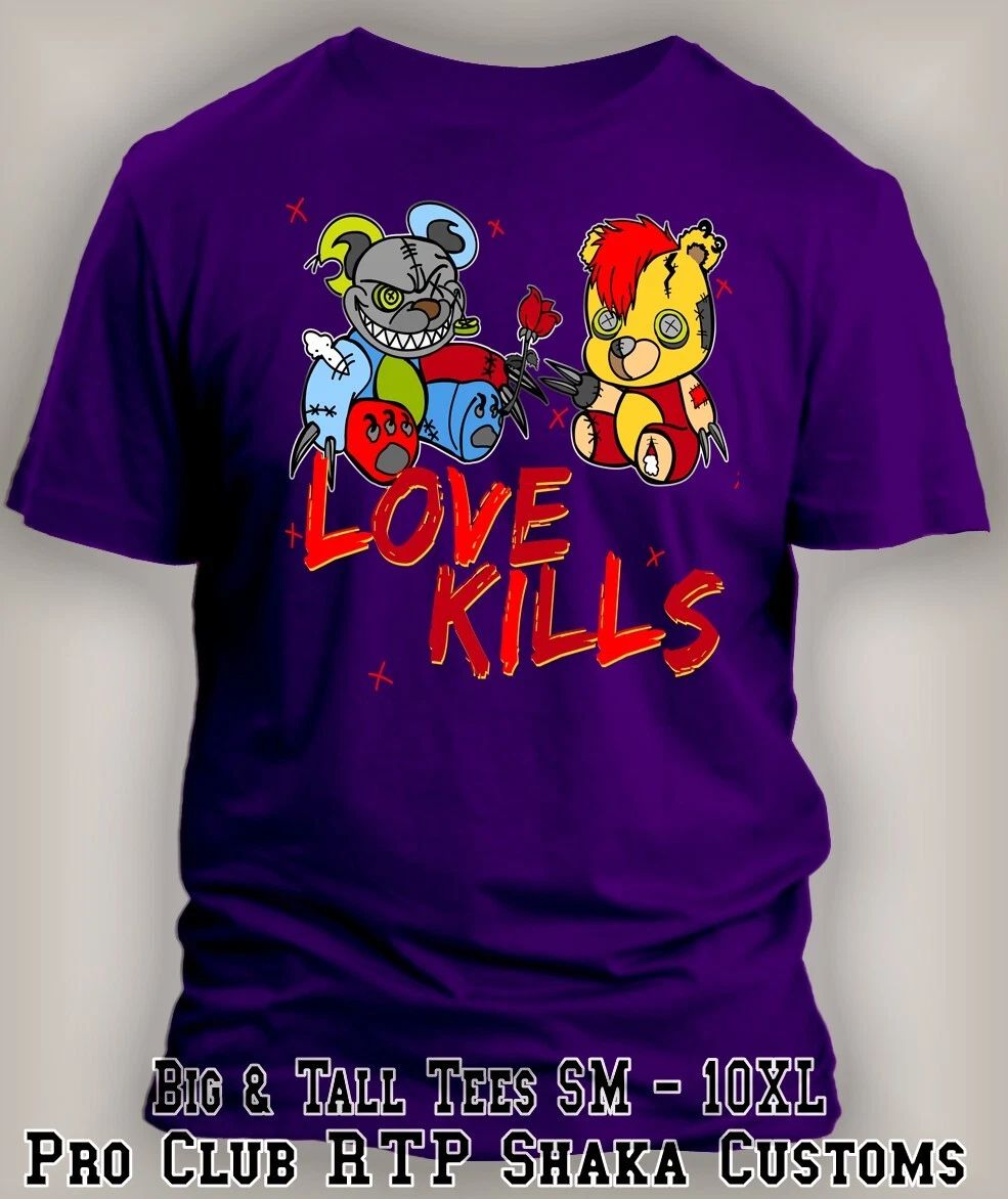 Mens Love Kills Sneaker Tee Shirt To Match J's Why Not Zer0.4 Big & Tall Sm