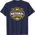 Michigan Wolverines National Champs 2026 Basketball Icon T-Shirt