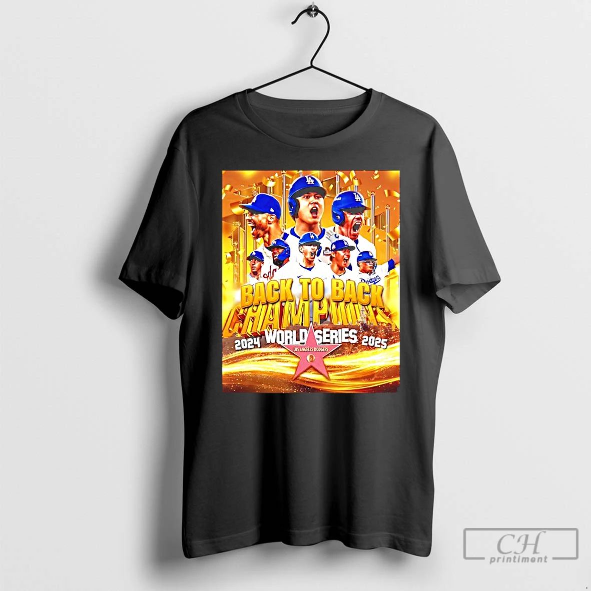 Classic La Dodgers 2024 2025 Back To Back World Series Champions T Shirts