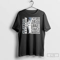 Premium Clayton Kershaw Los Angeles Dodgers Baseball Goat List T Shirts