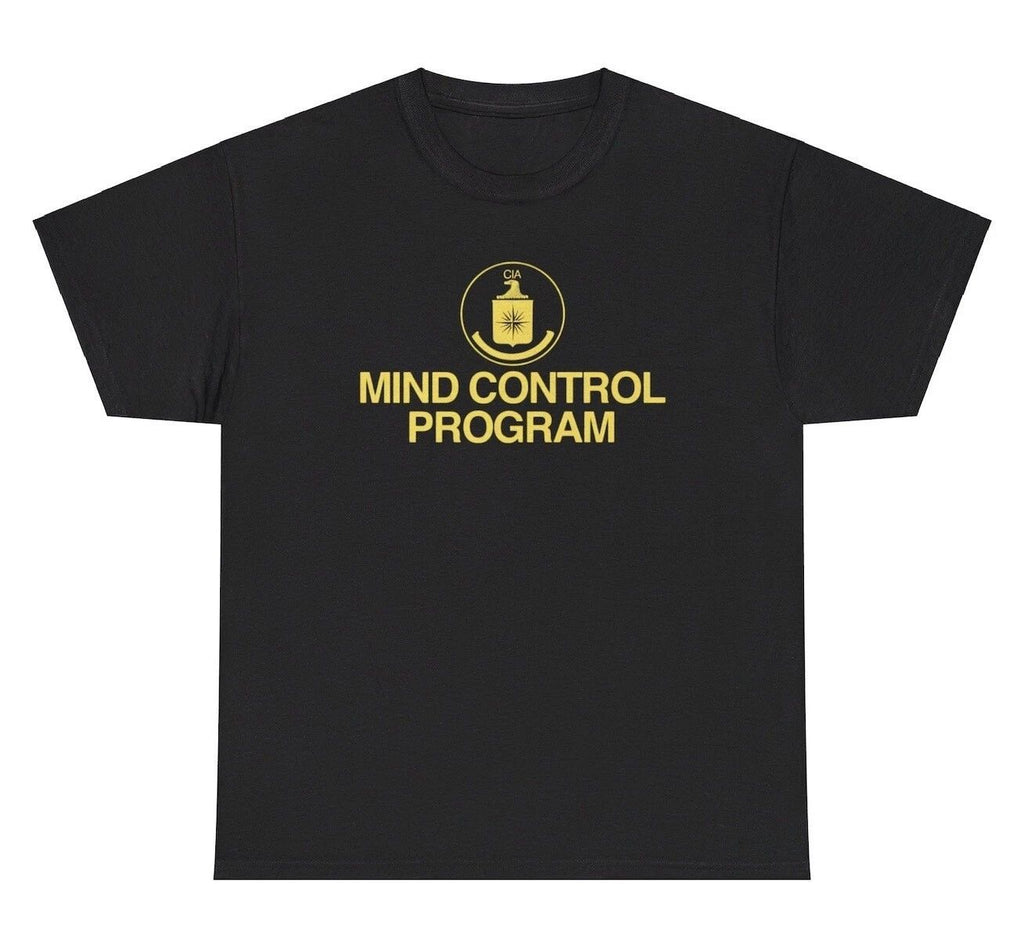 CIA Mind Control Program T Shirt Funny Political Conspiracy Theory Graphic Tee