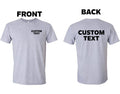 Custom T-Shirt, Personalized, Add Your Own Text, Softstyle