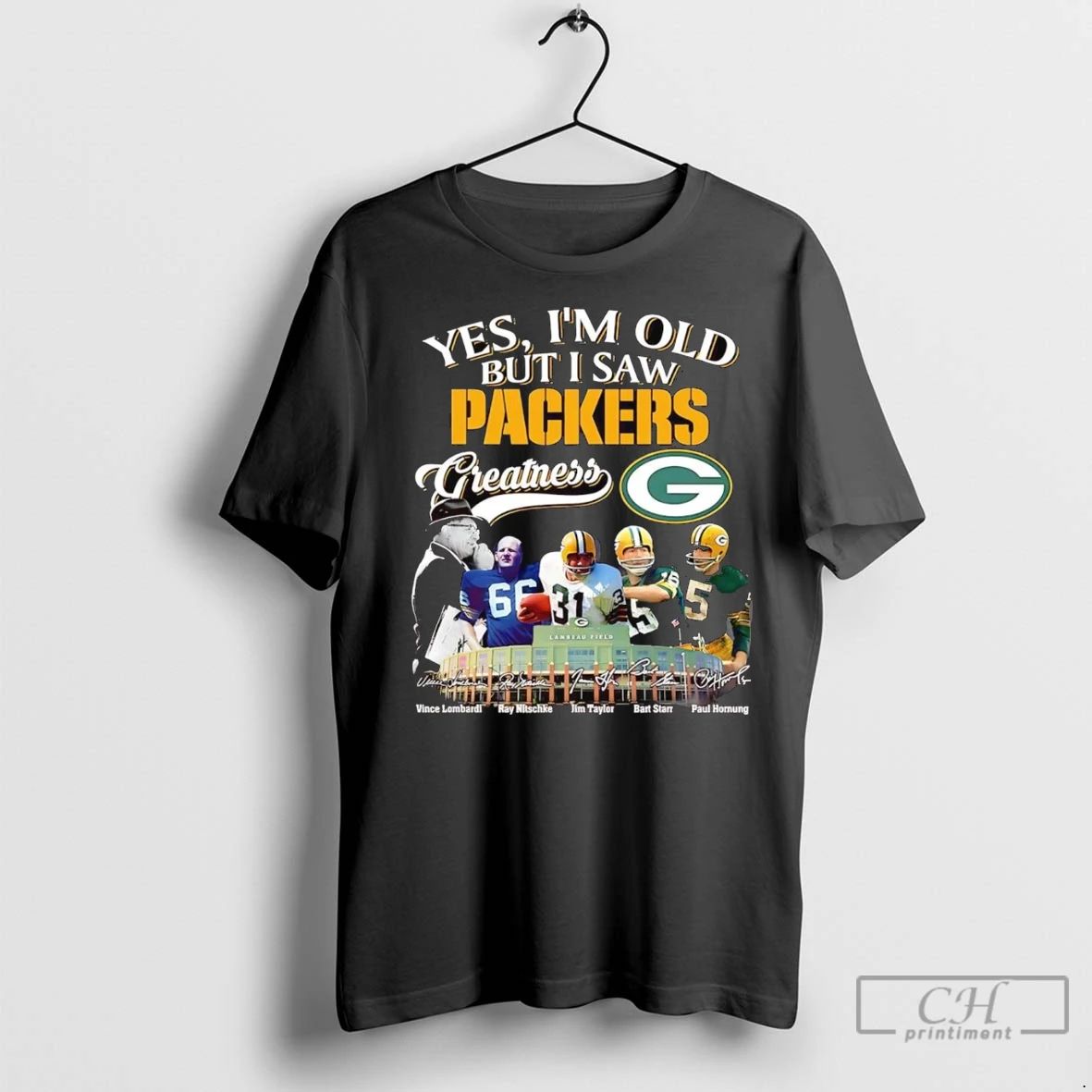 Premium Yes Im Old But I Saw Green Bay Packers Greatness