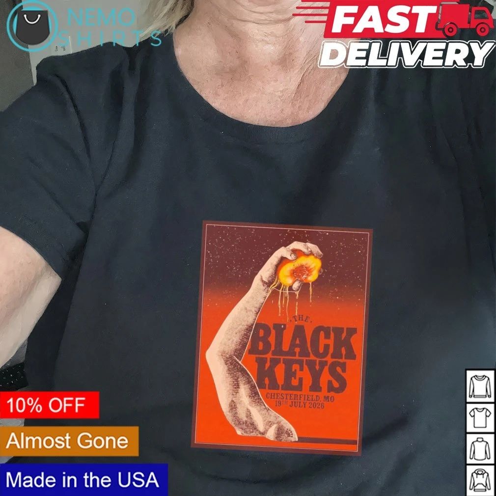 The Black Keys Chesterfield MO July 19 2026 Concert Poster shirt
