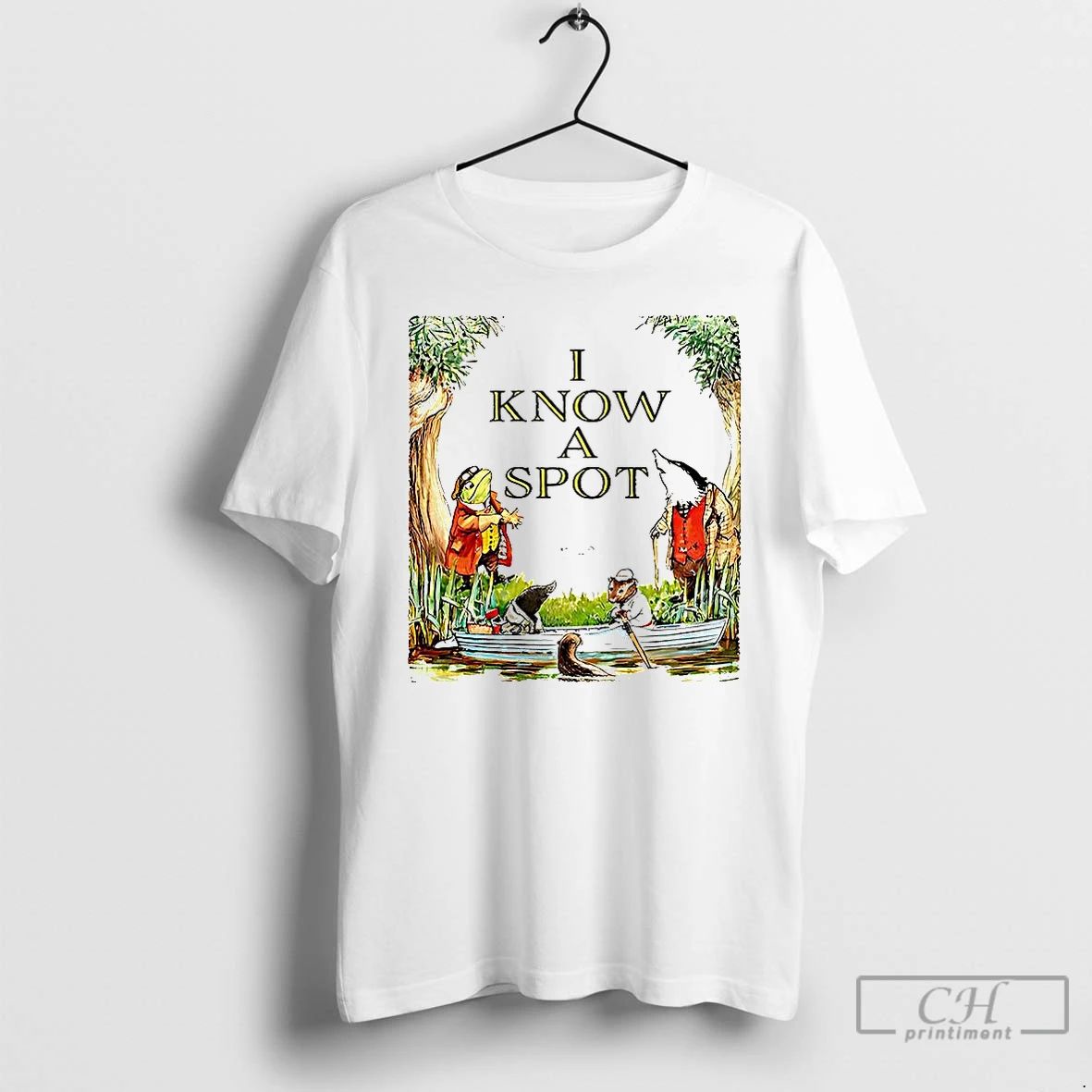 Classic The Wind In The Willows 1908 I Know A Spot Vintage T Shirts