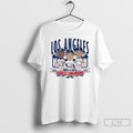 Classic Los Angeles Dodgers Back To Back World Champions 2025 Caricature T Shirts